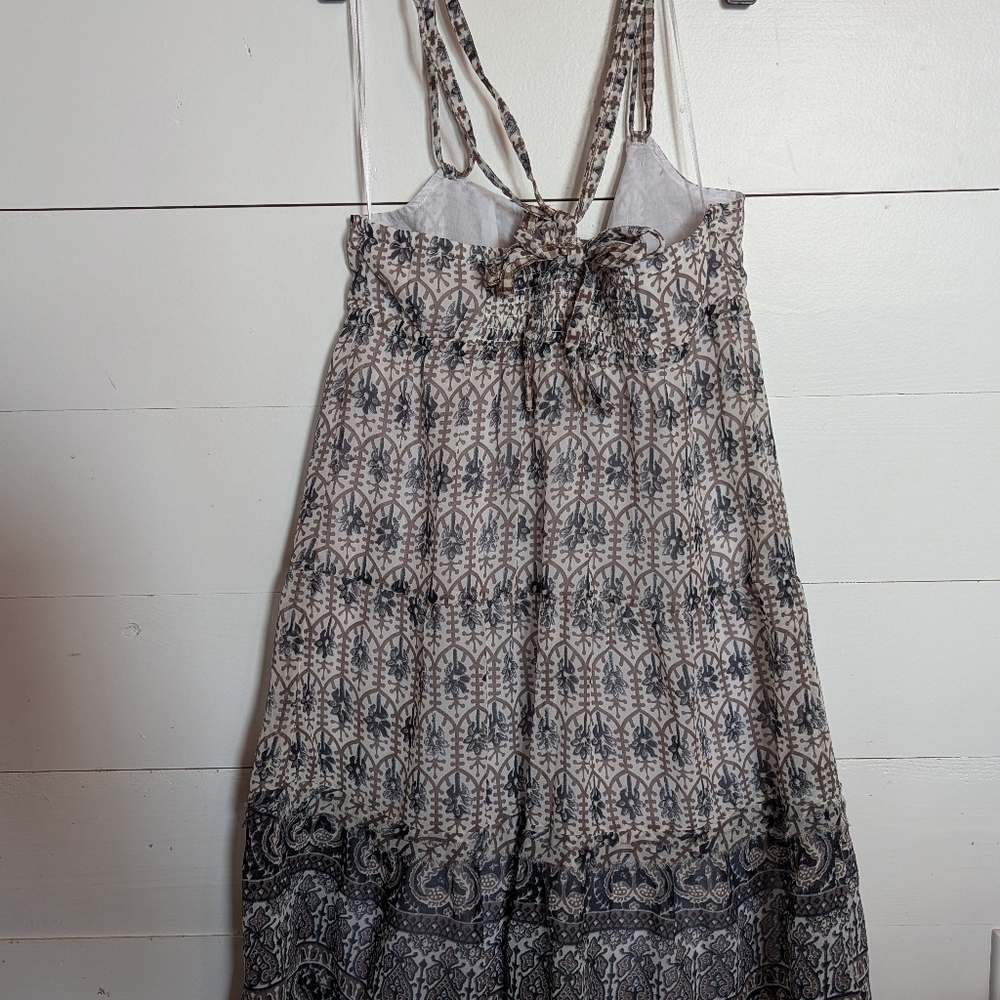 American Eagle Outfitters Dress Size 2, Blues, Browns, White - Picture 2 of 4